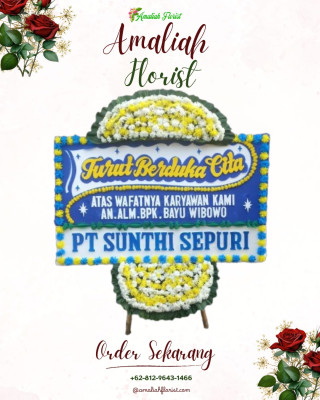 Papan Bunga Duka di Kare